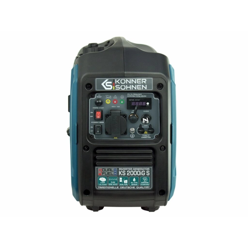Könner & Söhnen KS7869 - Gas- och bensindriven invertergenerator KS 2000iG S 2000W