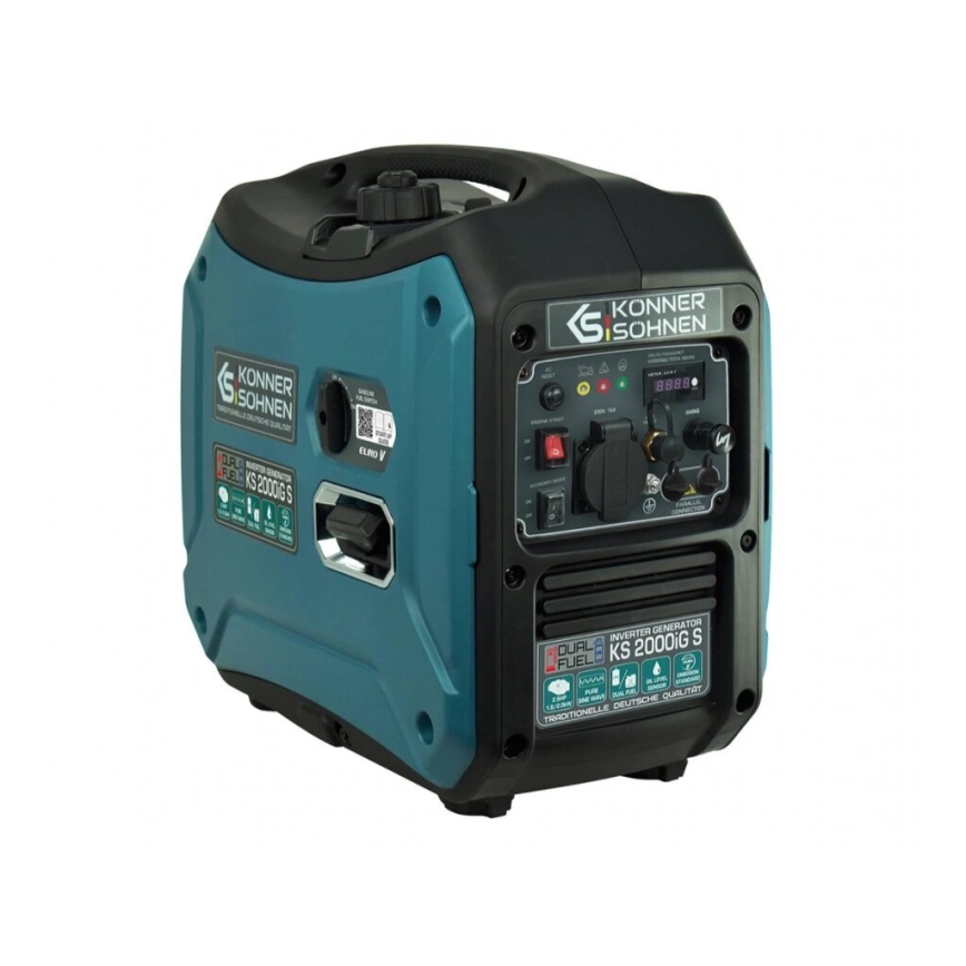 Könner & Söhnen KS7869 - Gas- och bensindriven invertergenerator KS 2000iG S 2000W