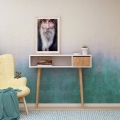 Konsolbord KIOGI 94x100 cm vit/beige