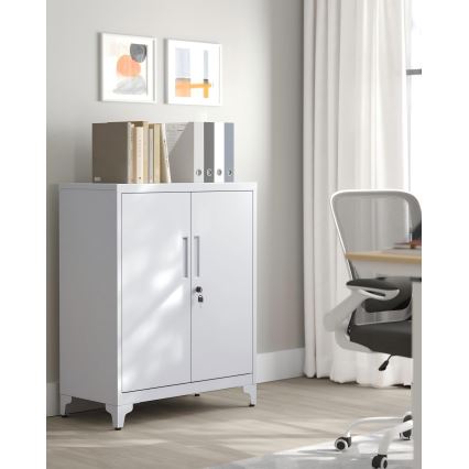 Kontorsskåp KAZE 80x40 cm vitt