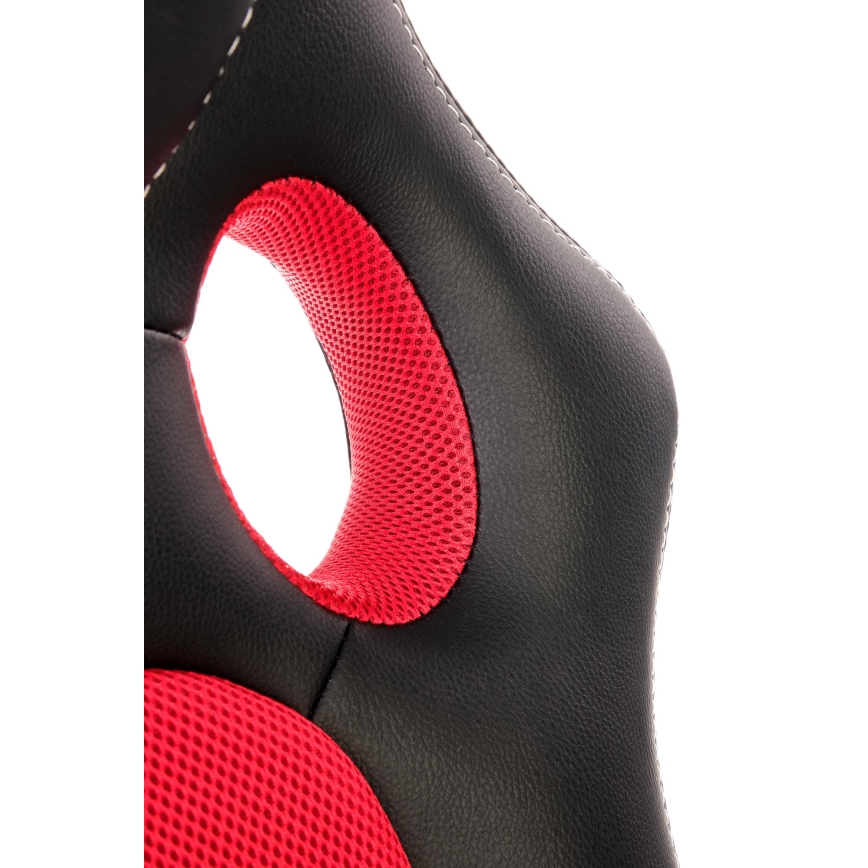 Kontorsstol KENU svart/röd