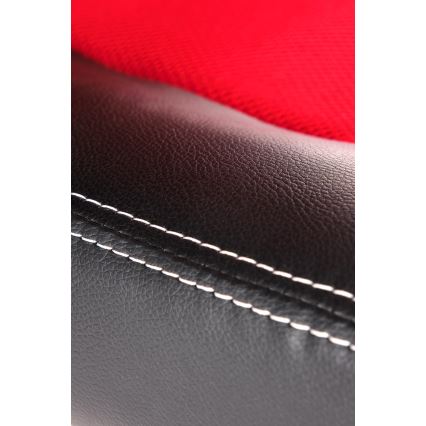 Kontorsstol KENU svart/röd