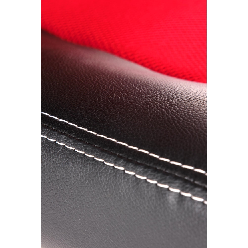 Kontorsstol KENU svart/röd