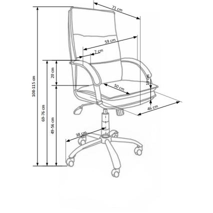 Kontorsstol LOMI svart