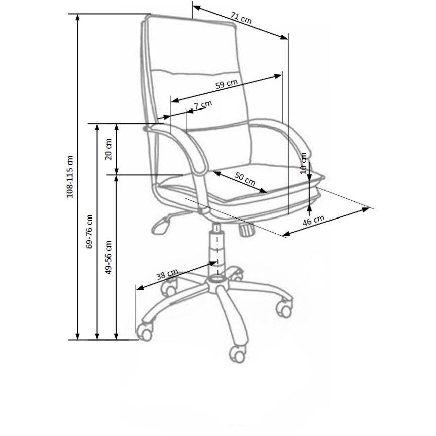 Kontorsstol LOMI svart