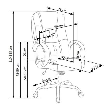 Kontorsstol RELAX svart