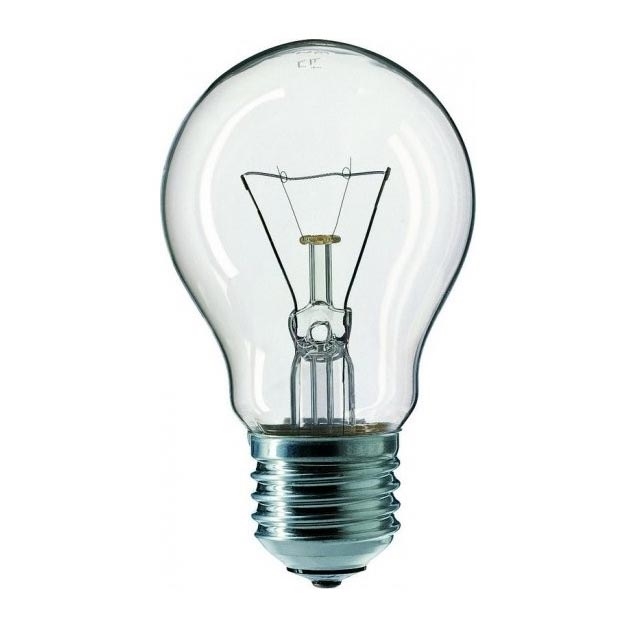 Kraftfull glödlampa E27/60W/230V 2200K