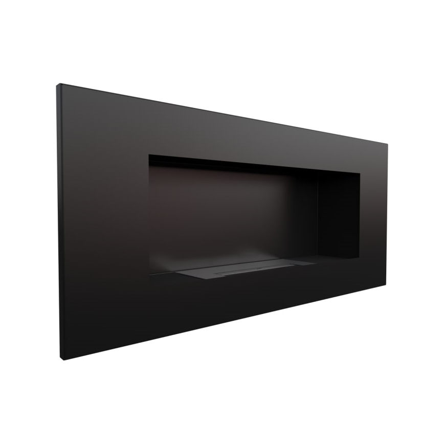 Kratki - Inbyggd BIO-eldstad 40x90 cm 2kW svart