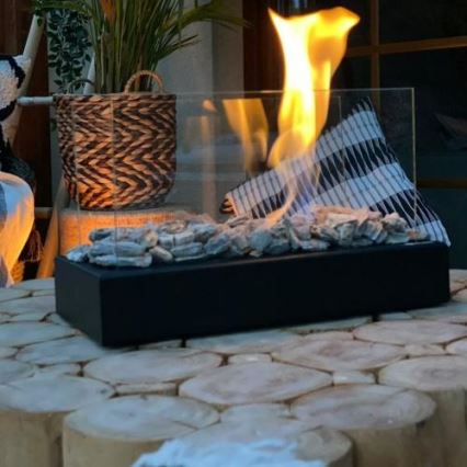 Kratki - BIO-eldstad 21,8x35,4 cm 1 kW svart