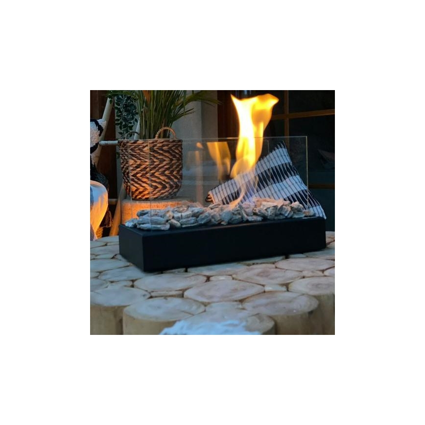 Kratki - BIO-eldstad 21,8x35,4 cm 1 kW svart