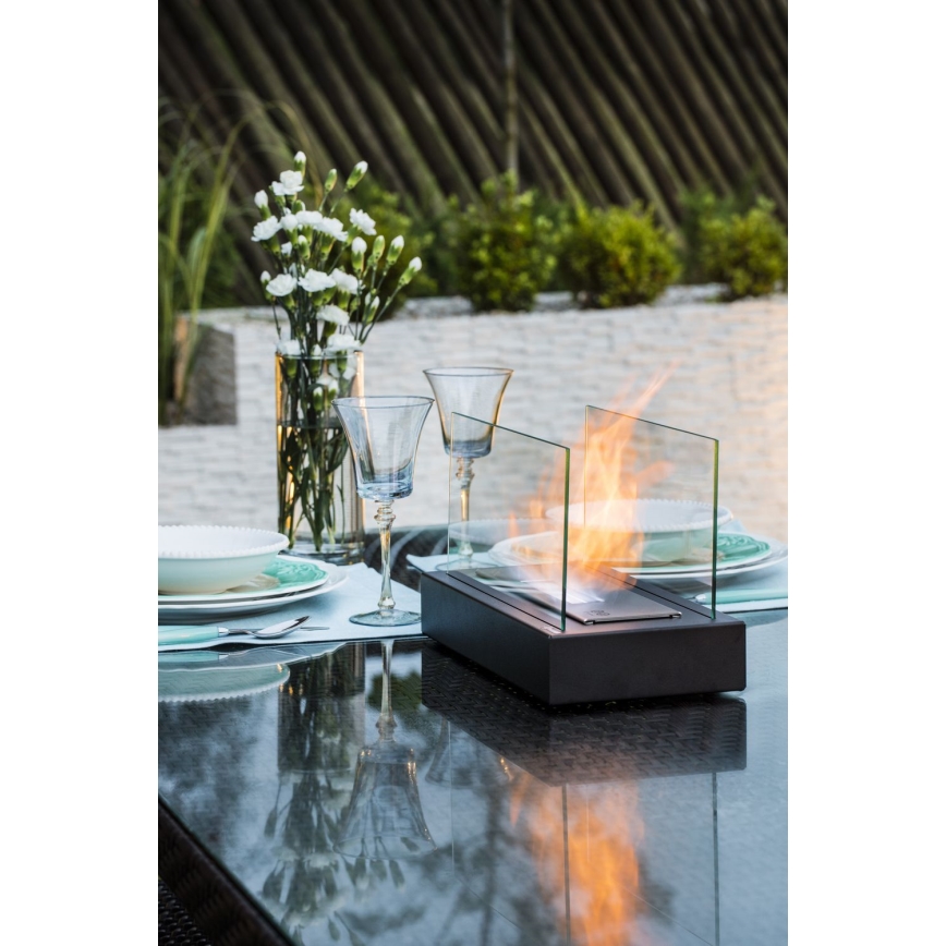 Kratki - BIO-eldstad 21,8x35,4 cm 1 kW svart