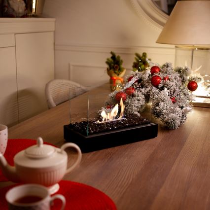 Kratki - BIO-eldstad 21,8x35,4 cm 1 kW svart