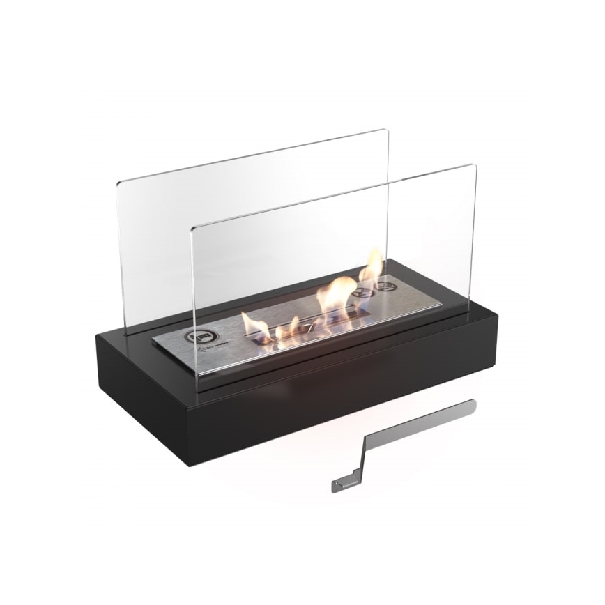 Kratki - BIO-eldstad 21,8x35,4 cm 1 kW svart