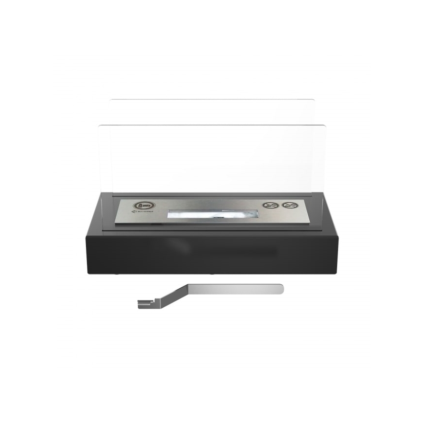 Kratki - BIO-eldstad 21,8x35,4 cm 1 kW svart