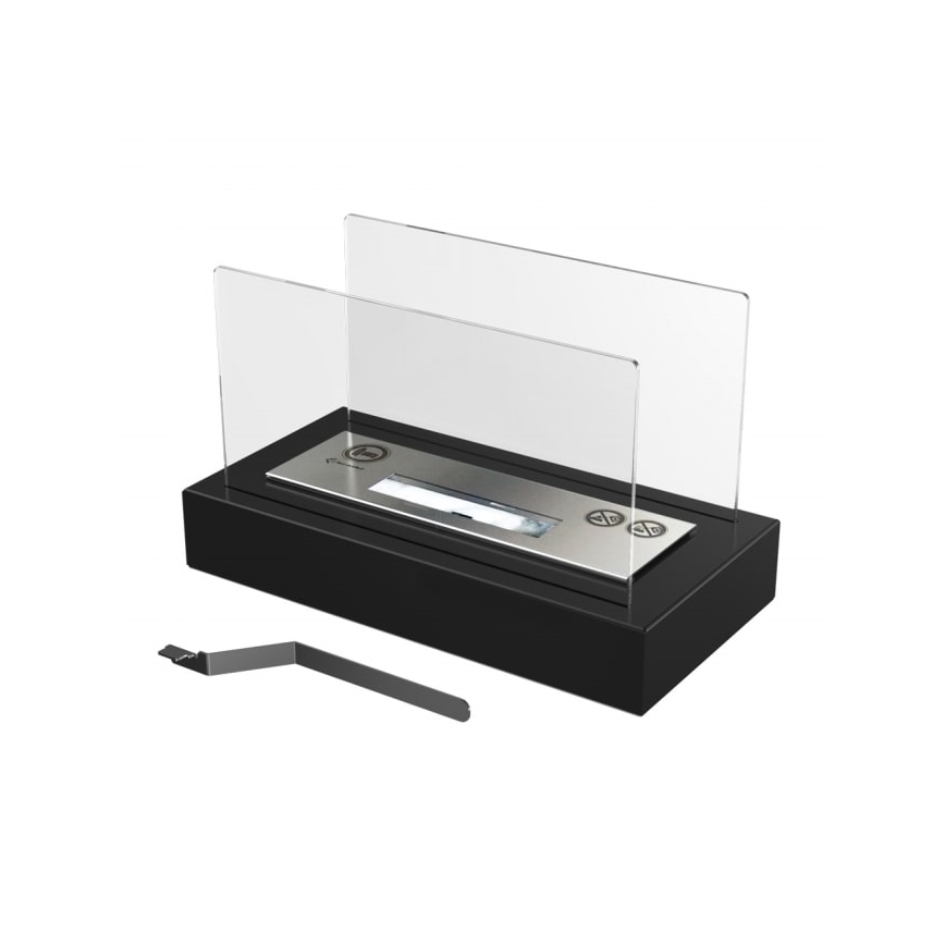 Kratki - BIO-eldstad 21,8x35,4 cm 1 kW svart