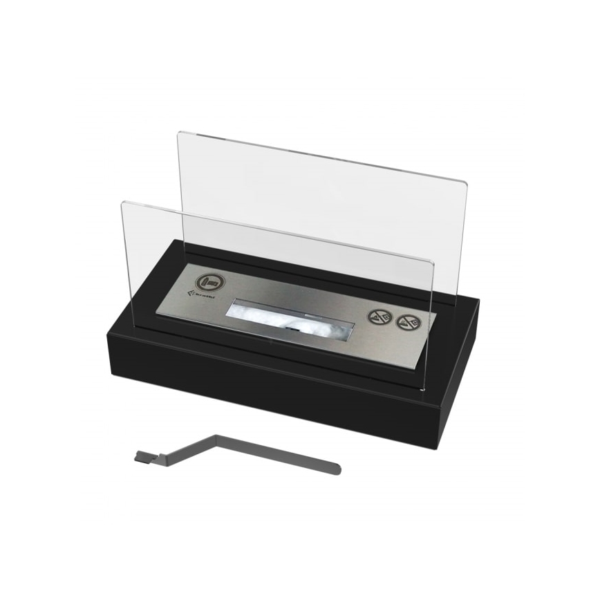 Kratki - BIO-eldstad 21,8x35,4 cm 1 kW svart