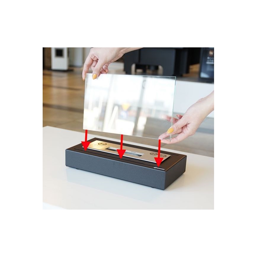 Kratki - BIO-eldstad 21,8x35,4 cm 1 kW svart