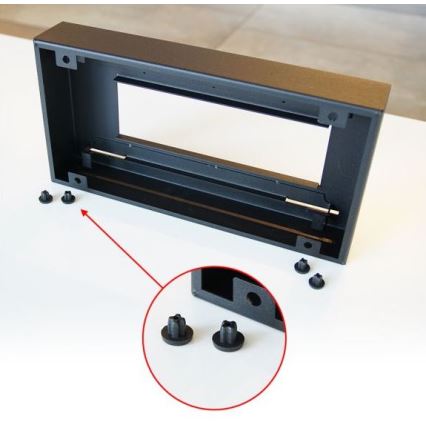 Kratki - BIO-eldstad 21,8x35,4 cm 1 kW svart