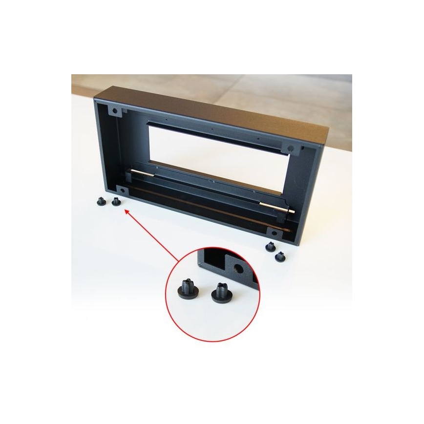 Kratki - BIO-eldstad 21,8x35,4 cm 1 kW svart