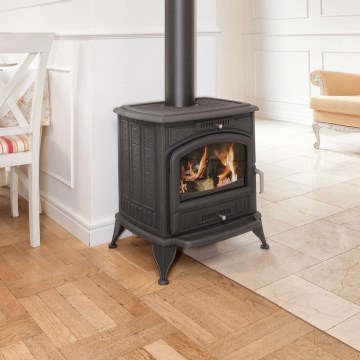 Kratki - Gjutjärnskamin för eldstad 8 kW 150 mm