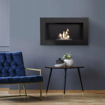 Kratki - Inbyggd BIO-eldstad 37,4x64,8 cm 1 kW svart