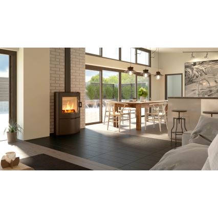 Kratki - Skorstensspis i stål 10 kW 150 mm