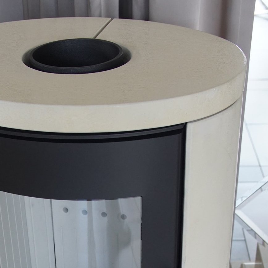 Kratki - Öppen spis i stål 8kW 150mm