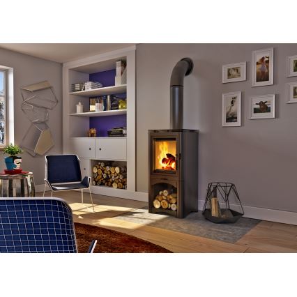 Kratki - Skorstensspis i stål 7 kW 150 mm