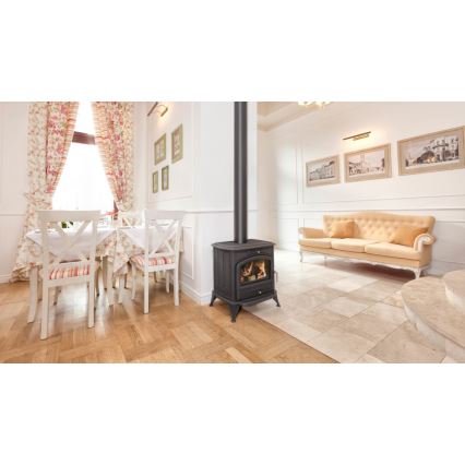 Kratki - Gjutjärnskamin för eldstad 8 kW 150 mm