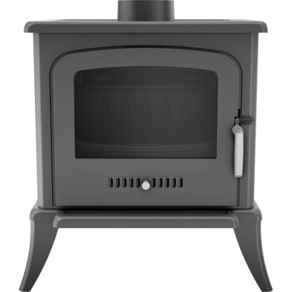 Kratki - Gjutjärnskamin för eldstad 5 kW 130 mm