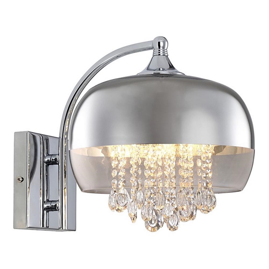 Kristall Vägglampa LUNA 1×E14/40W/230V