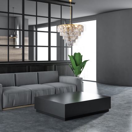 Kristallkrona med kedja CHELSEA 6xE14/40W/230V