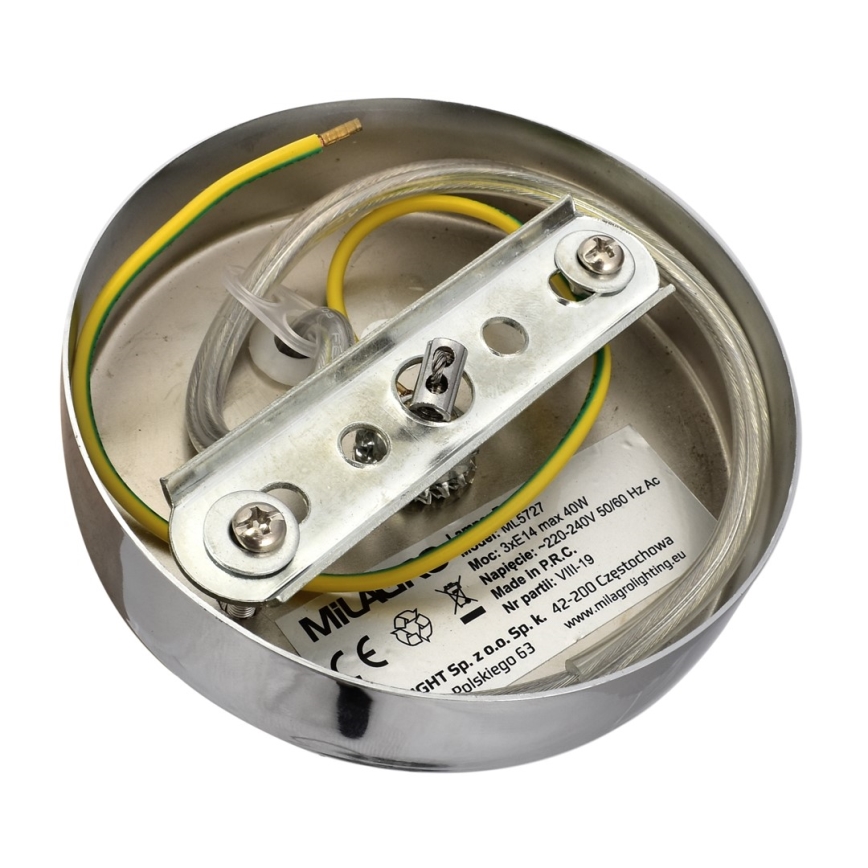 Kristallkrona med snöre ROYAL 4xE14/40W/230V