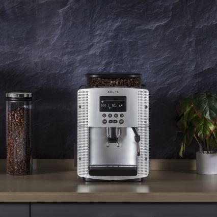 Krups - Automatisk kaffemaskin ESSENTIAL 1450W/230V silver