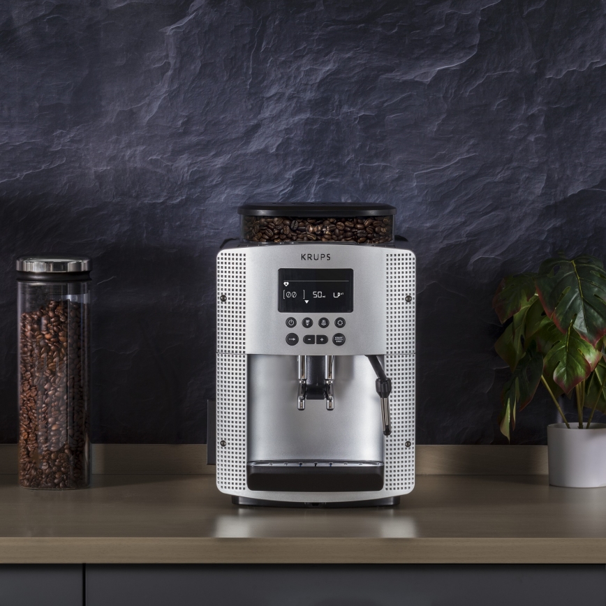 Krups - Automatisk kaffemaskin ESSENTIAL 1450W/230V silver