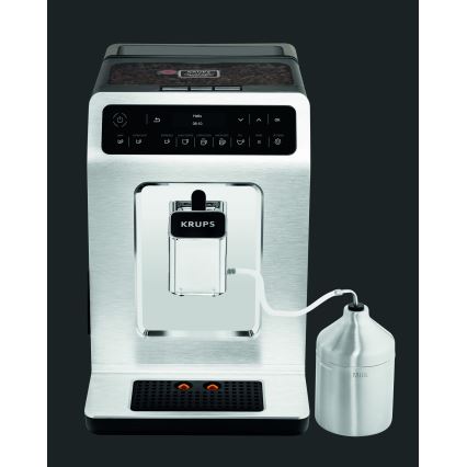 Krups - Automatisk kaffemaskin med mjölkbehållare EVIDENCE 1450W/230V vit