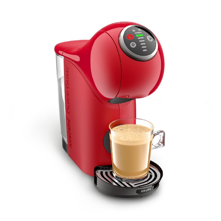 Krups - Kapsel kaffemaskin NESCAFÉ DOLCE GUSTO GENIO S PLUS 1500W röd