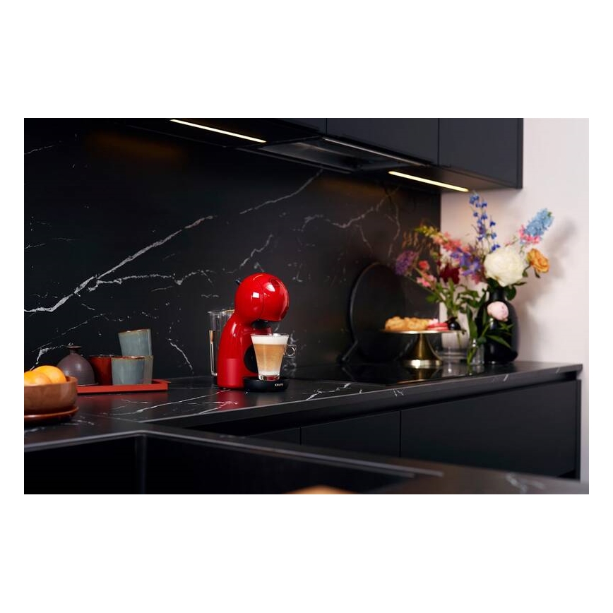 Krups - Kapsel kaffemaskin NESCAFÉ DOLCE GUSTO PICCOLO XS 1600W röd