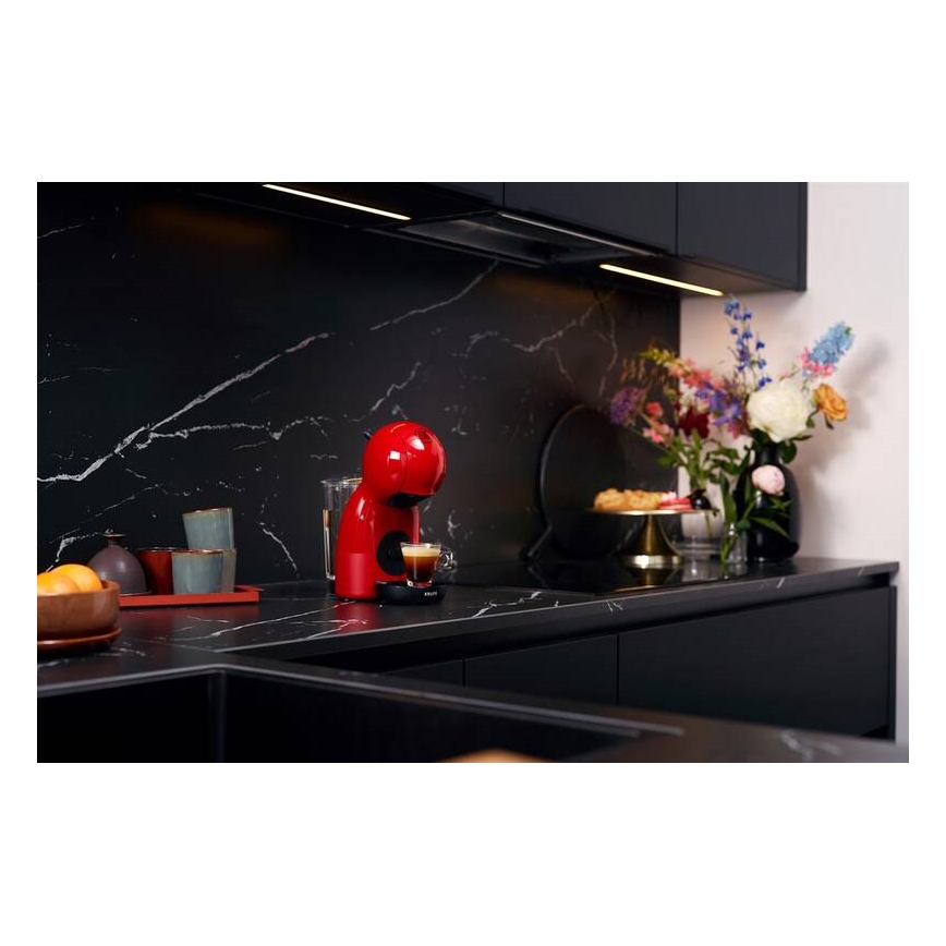 Krups - Kapsel kaffemaskin NESCAFÉ DOLCE GUSTO PICCOLO XS 1600W röd