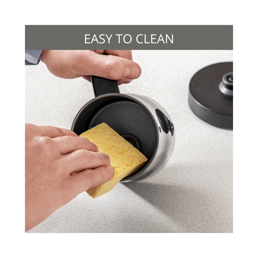 Krups - Mjölkskummare 300 ml svart