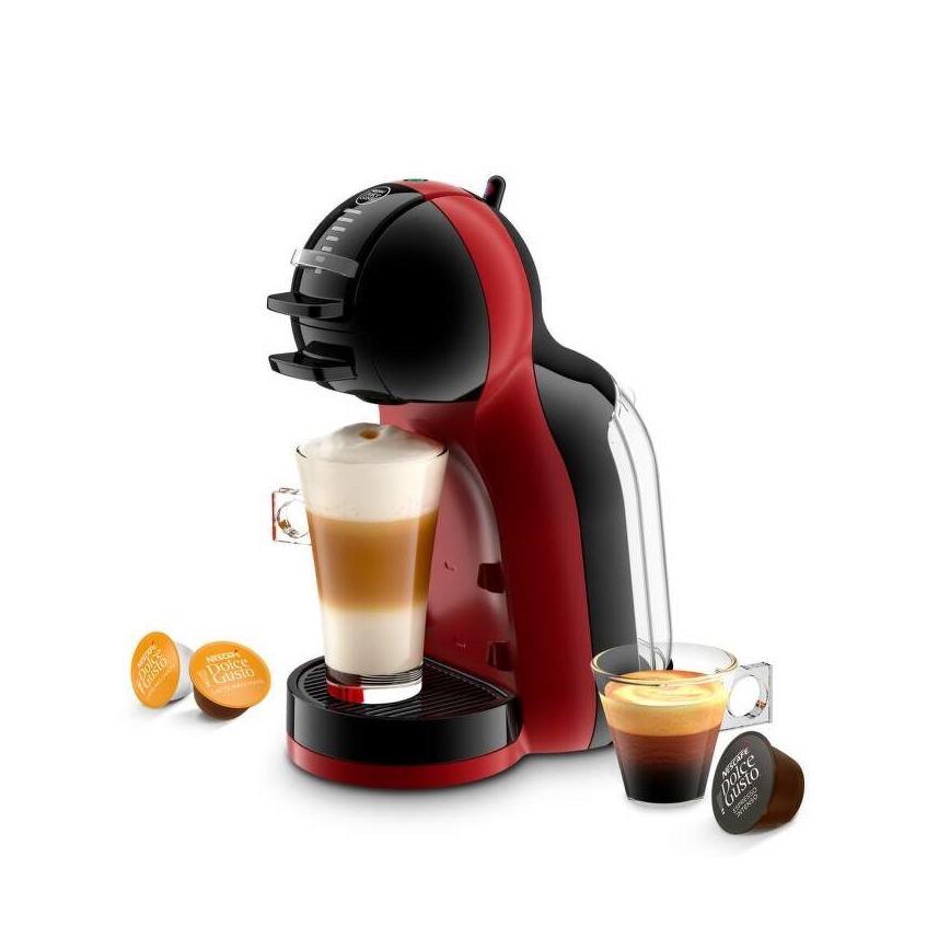 Krups - Kapselkaffemaskin NESCAFÉ DOLCE GUSTO MINI ME 1500W/230V röd/svart