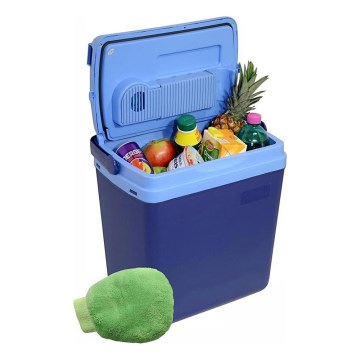 Kylbox med display 48W/230/12V 25 l blå