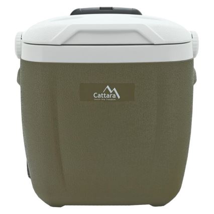 Kylbox med hjul 16 l grön