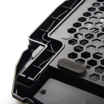 Kylplatta för laptop 4x fläkt 2xUSB svart