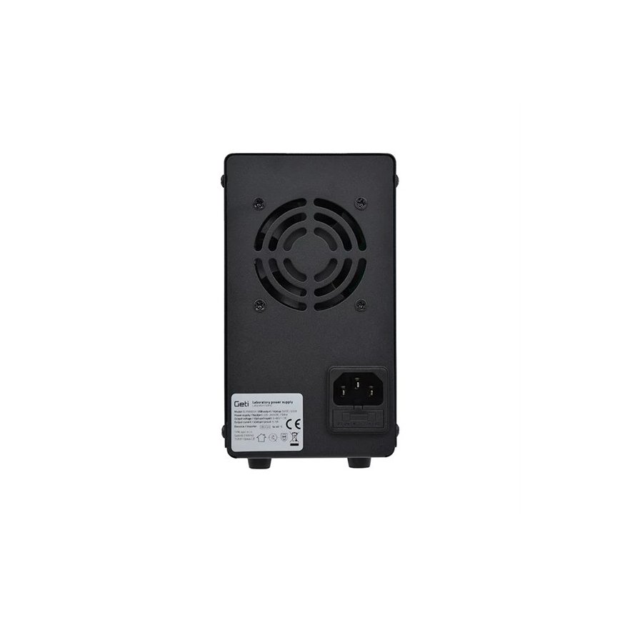 Laboratorieaggregat GETI GLPS1203H 0-120V/0-3A