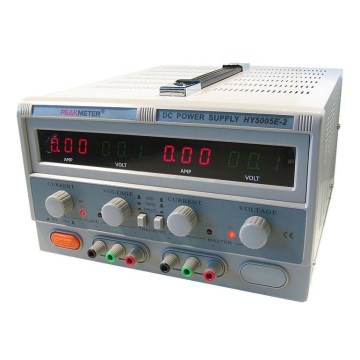 Laboratory power source 2x0-50V/0-5A
