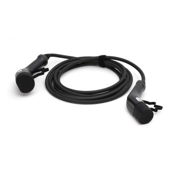 Laddkabel för elbilar typ 2 5m 11kW 16A IP54 svart