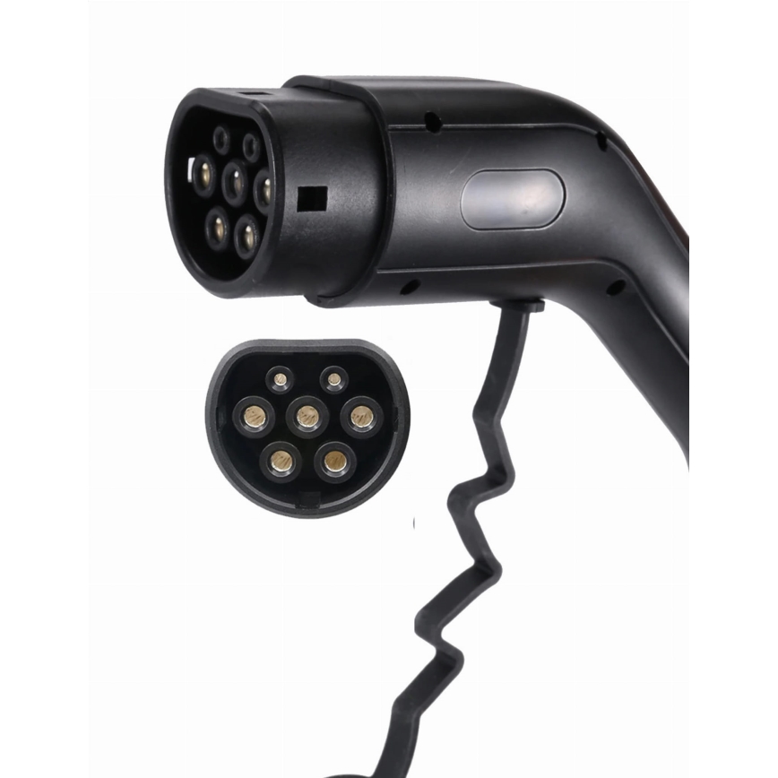 Reseladdningsstation för elbilar EV/PHEV AC Typ 2 16A/400V 11kW IP55 7m + adapter 230V 3,7kW + låda