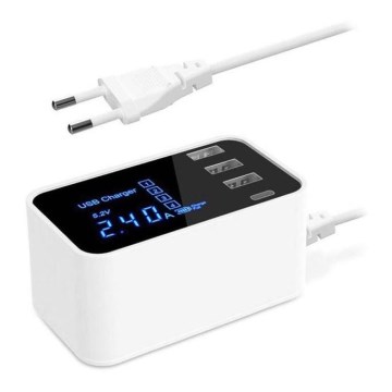 Laddningsstation 3xUSB A + 1xUSB C