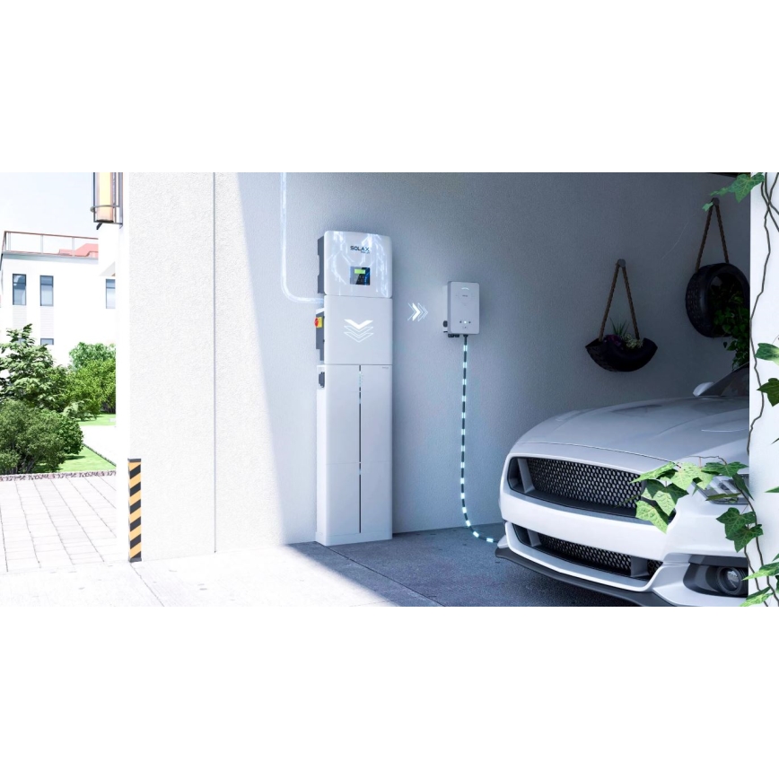 Laddstation för elbilar SolaX Power 22kW/400V/32A IP65 Wi-Fi